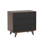 Commode MID Noir/Noix