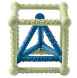 Cube silicone vert/bleu