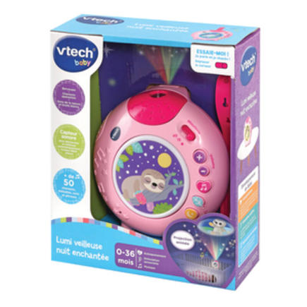 Lumi veilleuse nuit enchantée Rose VTECH - 2