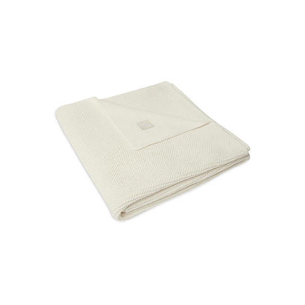 Couverture Berceau 75x100cm Basic Knit Ivory JOLLEIN - 4