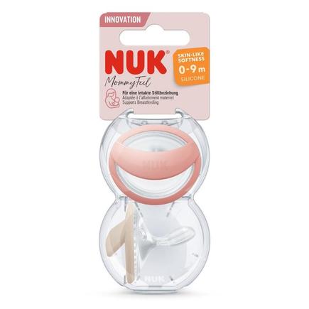 Lot de 2 sucettes Mommyfeel 0-6m Blush NUK