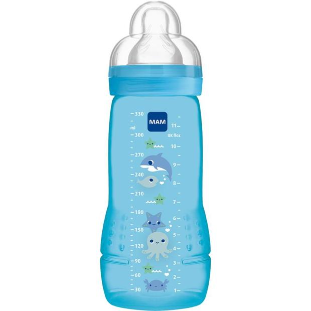 Biberon Easy Active 2ème âge 330ml garçon MAM