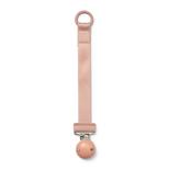 Attache-tétine en bois Faded Pink