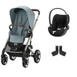 Poussette DUO TALOS S LUX TPE Sky Blue Cloud T I-Size Sepia Black