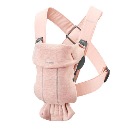 Porte-Bébé Mini Jersey 3D Rose Poudré BABYBJÖRN - 2