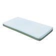 Matelas Aloé Vera Déhoussable 60x120x10 cm Blanc/Vert Olive CANDIDE