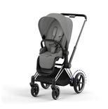 Poussette e-PRIAM Chrome Black Mirage Grey 2023