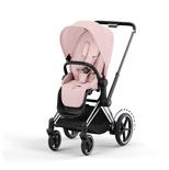 Poussette e-PRIAM Chrome Black Peach Pink 2023