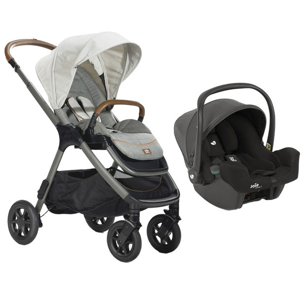 Poussette DUO Finiti Oyster + I-SNUG 2 SHALE JOIE