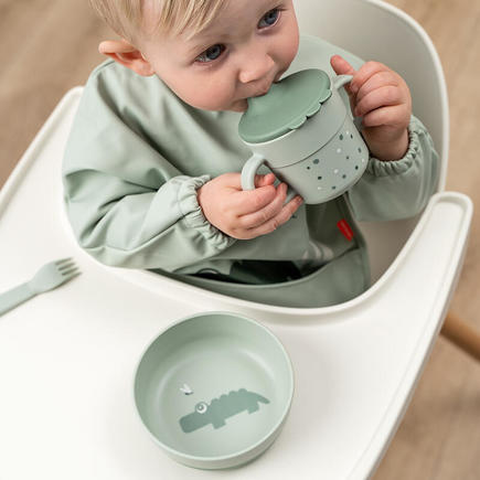 Foodie Tasse d'Apprentissage Happy Dots Vert DONE BY DEER - 3