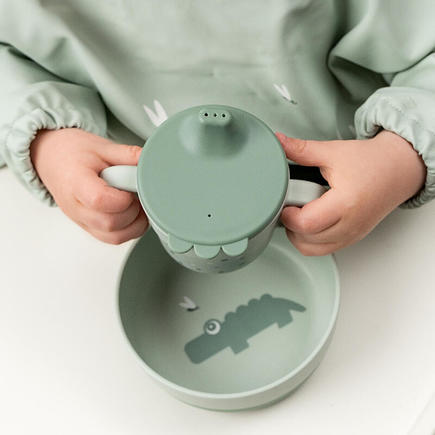 Foodie Tasse d'Apprentissage Happy Dots Vert DONE BY DEER - 2
