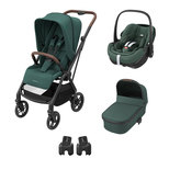 Poussette TRIO Leona 2 Pebble 360 PRO 2 Oria Green