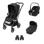 Poussette TRIO Leona 2 Pebble 360 PRO 2 Oria Black