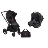 Poussette Duo MUUM 4 + Siège auto Koos I-Size R1 Cold Black