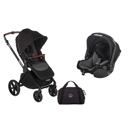 Poussette Duo MUUM 4 + Siège auto Koos I-Size R1 Cold Black JANE