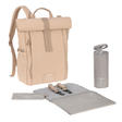 Sac à dos RollTop Up Rose Pêche LASSIG - 4