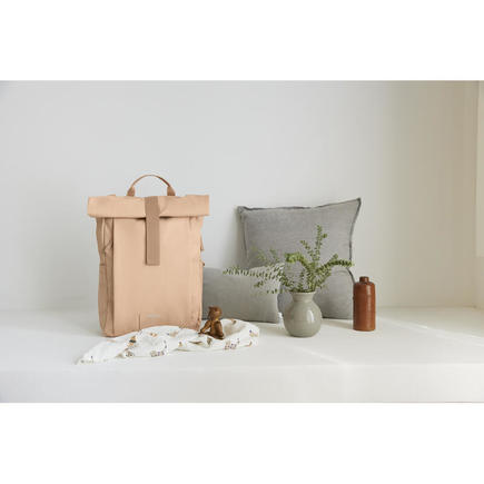 Sac à dos RollTop Up Rose Pêche LASSIG - 2