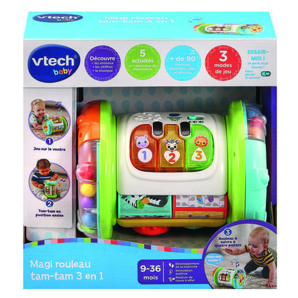 Rouleau d'activités Magi rouleau Tam-Tam 3 en 1 Multicolore VTECH - 3