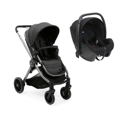 Poussette Duo Best Friend Pro Pirate Black  + Siège-auto KORY I-size CHICCO