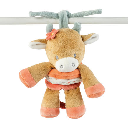 Peluche vache Mila vibrante multicolore NATTOU - 2