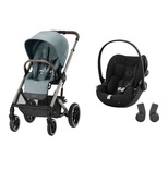 Poussette DUO BALIOS S Lux TPE Sky Blue + Cloud G Moon Black