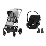 Poussette DUO BALIOS S Lux SLV Lava Grey  + Cloud G Moon Black