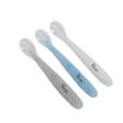 Lot de 3 cuillères douces pour bébé - Gris - blanc - bleu BOJUNGLE - 4