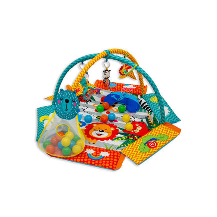 Tapis d'éveil à balles Carnaval de la jungle BOJUNGLE - 2