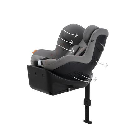 Siège-auto gr 0+/1 SIRONA Gi i-Size Tissu Plus Lava Grey CYBEX - 4