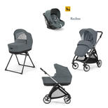 Poussette TRIO System Quattro Electa Darwin Recline Union Grey