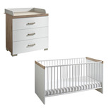 Chambre Duo Lit 70x140 Commode HILJA