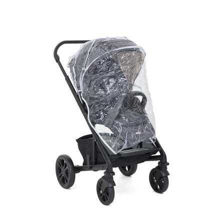 Poussette duo Chrome + Coque I-Snug 2 + Adaptateurs + Habillage pluie - Ember JOIE - 8