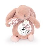 Veilleuse musicale lapin doudou - Rose