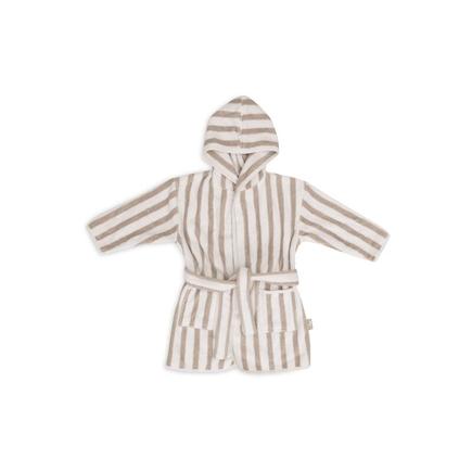 Peignoir 1-2 ans stripe éponge olive green GOTS - Multicolore JOLLEIN - 3