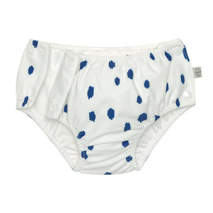 Maillot de bain anti-fuite pois 7-12 mois - Bleu/Nature LASSIG - 3