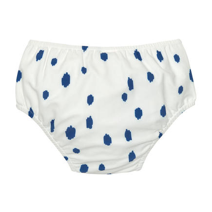 Maillot de bain anti-fuite pois 7-12 mois - Bleu/Nature LASSIG - 2