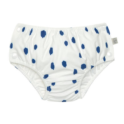 Maillot de bain anti-fuite pois 7-12 mois - Bleu/Nature LASSIG