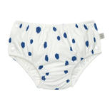 Maillot de bain anti-fuite pois 3-6 mois - Bleu/Nature