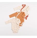 Lot de 3 bodies naissance Orsino - Beige