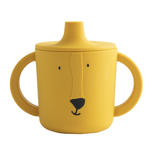 Tasse d'apprentissage en silicone Mr. Lion - Jaune