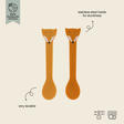 Lot de 2 cuillères silicone Mr. Fox - Orange TRIXIE - 2