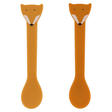 Lot de 2 cuillères silicone Mr. Fox - Orange TRIXIE