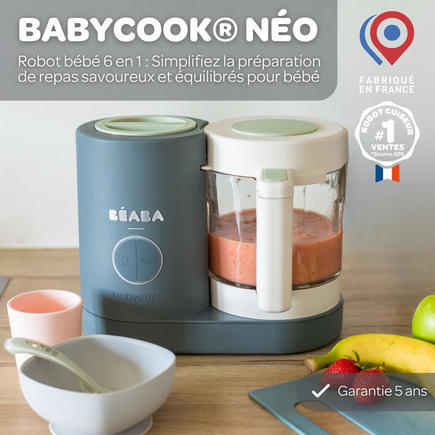 Babycook Néo Robot Cuiseur Bébé 6 en 1 Gris Minéral BEABA - 5