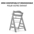 Chaise haute Alpha+ - Gris HAUCK - 23