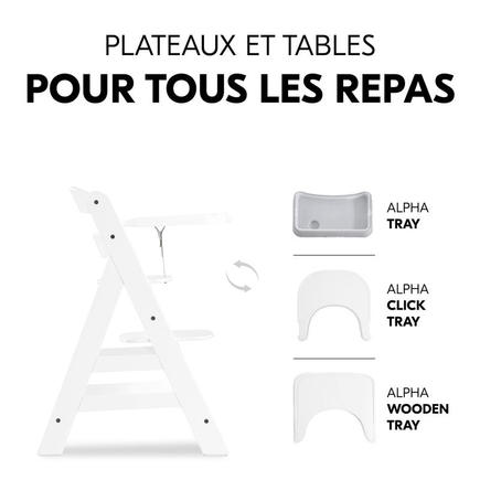 Chaise haute Alpha+ - Blanc HAUCK - 16