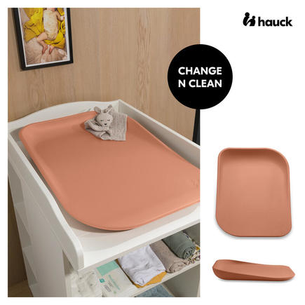 Matelas à langer Change N Clean - Rouge HAUCK