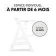 Tablette Click Tray pour chaise haute Alpha+ - Blanc HAUCK - 16