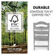 Chaise haute Alpha+ - Gris HAUCK - 21