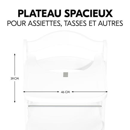 Tablette pour chaise haute Alpha+ - Blanc HAUCK - 2