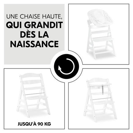 Chaise haute Alpha+ - Blanc HAUCK - 11